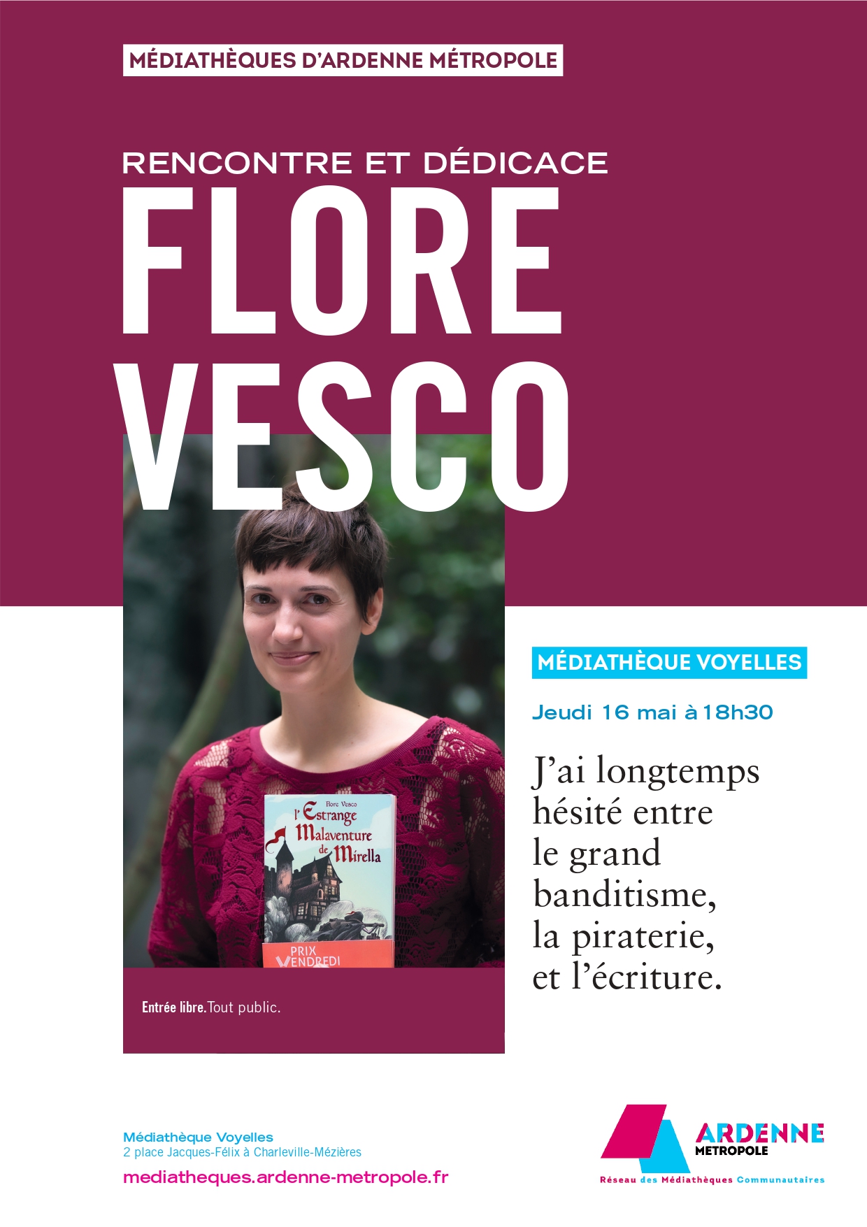 Rencontre Flore Vesco mai 2024