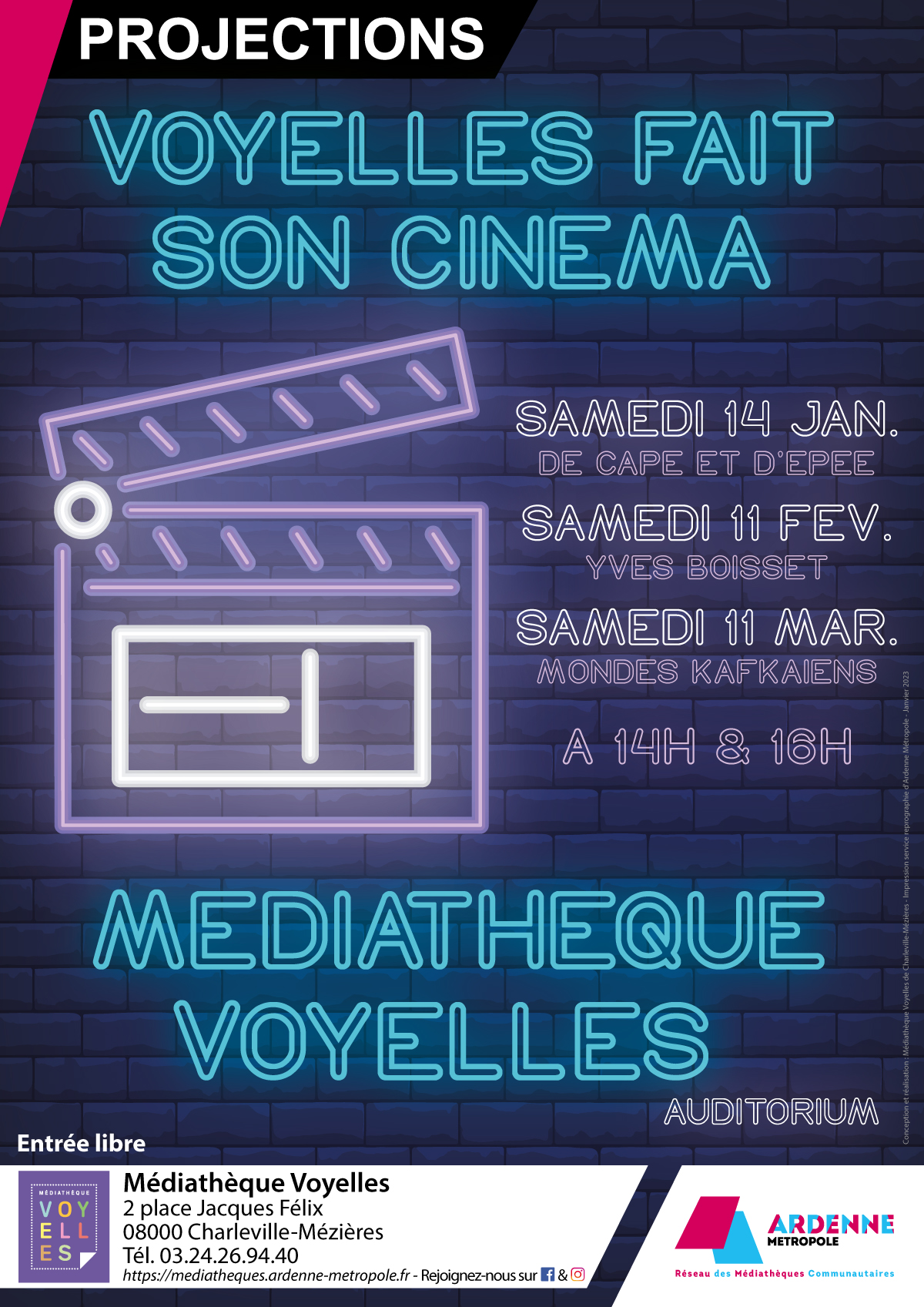 Voyelles fait son cinema Janvier 2022