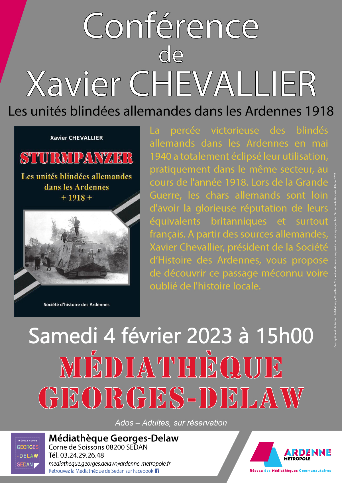 Conference de Xavier Chevallier Fevrier 2023