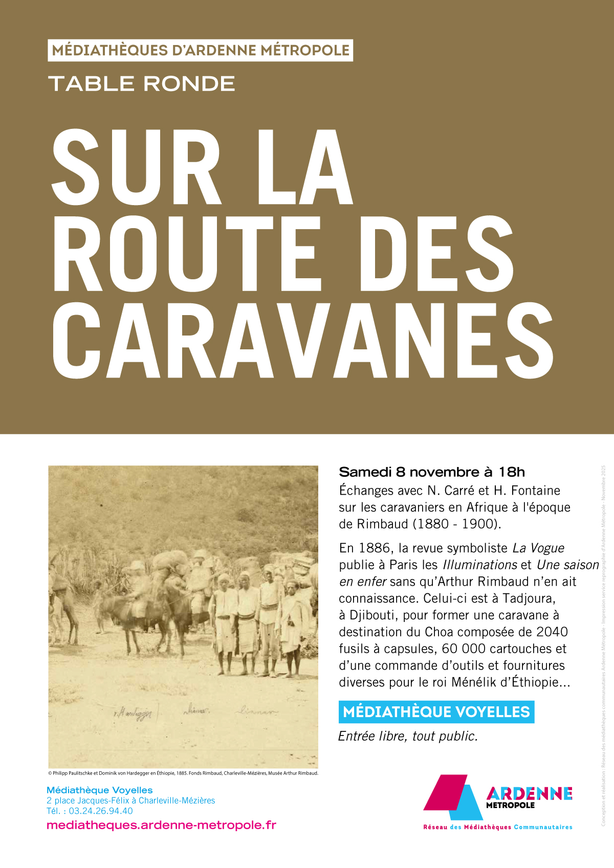 Table ronde Sur la route des caravanes