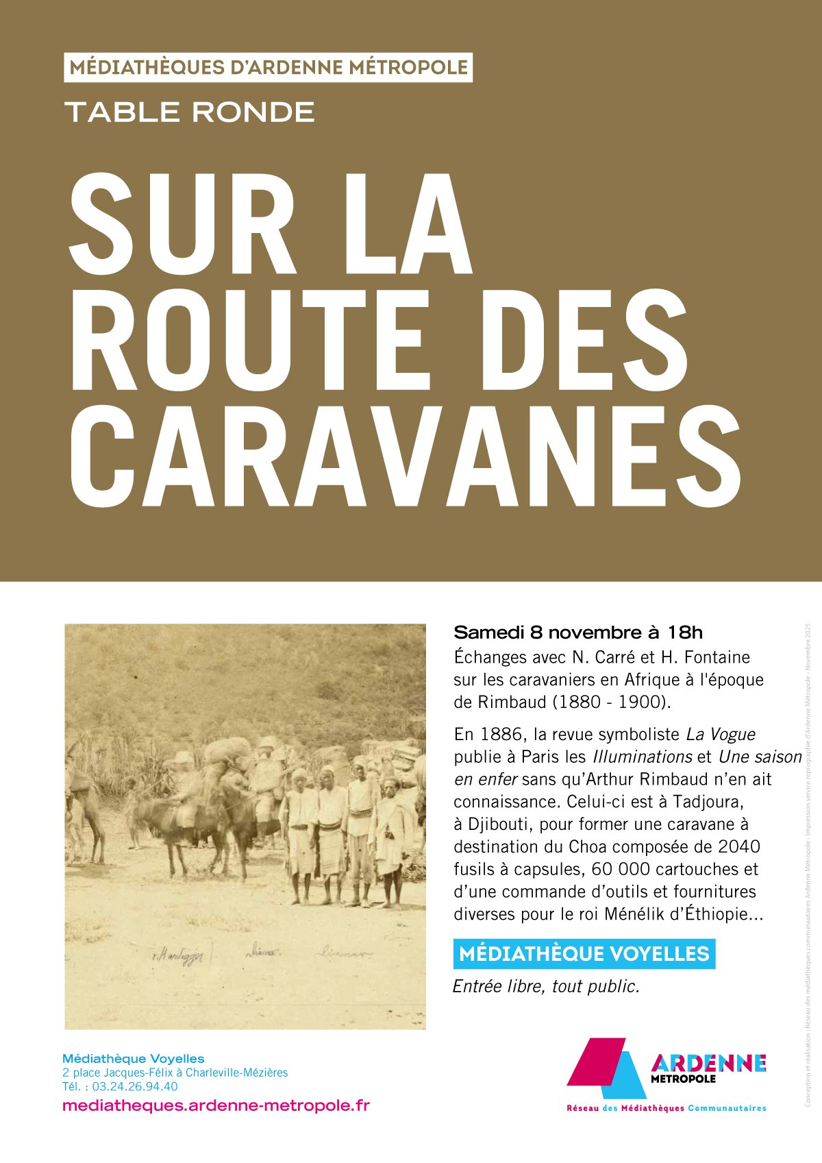 Table ronde Sur la route des caravanes