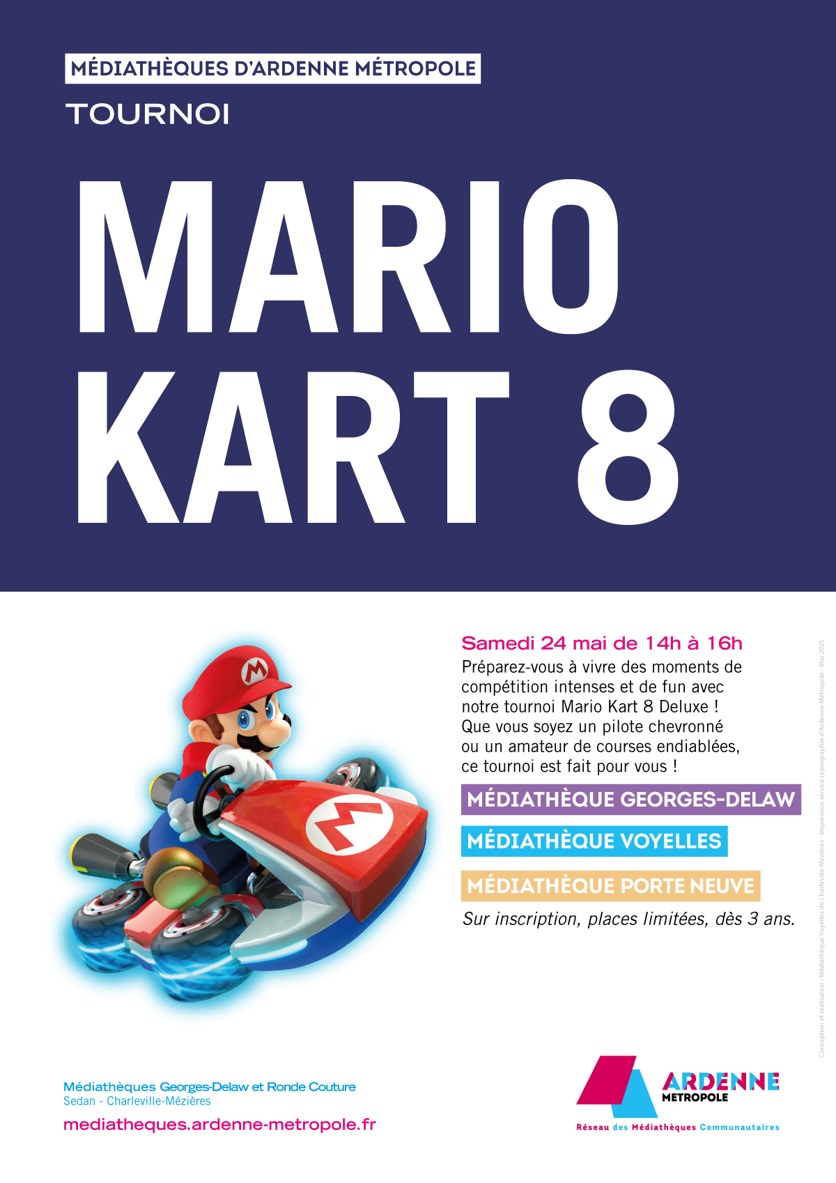 Tournoi Mario Kart 8 Mai 2025
