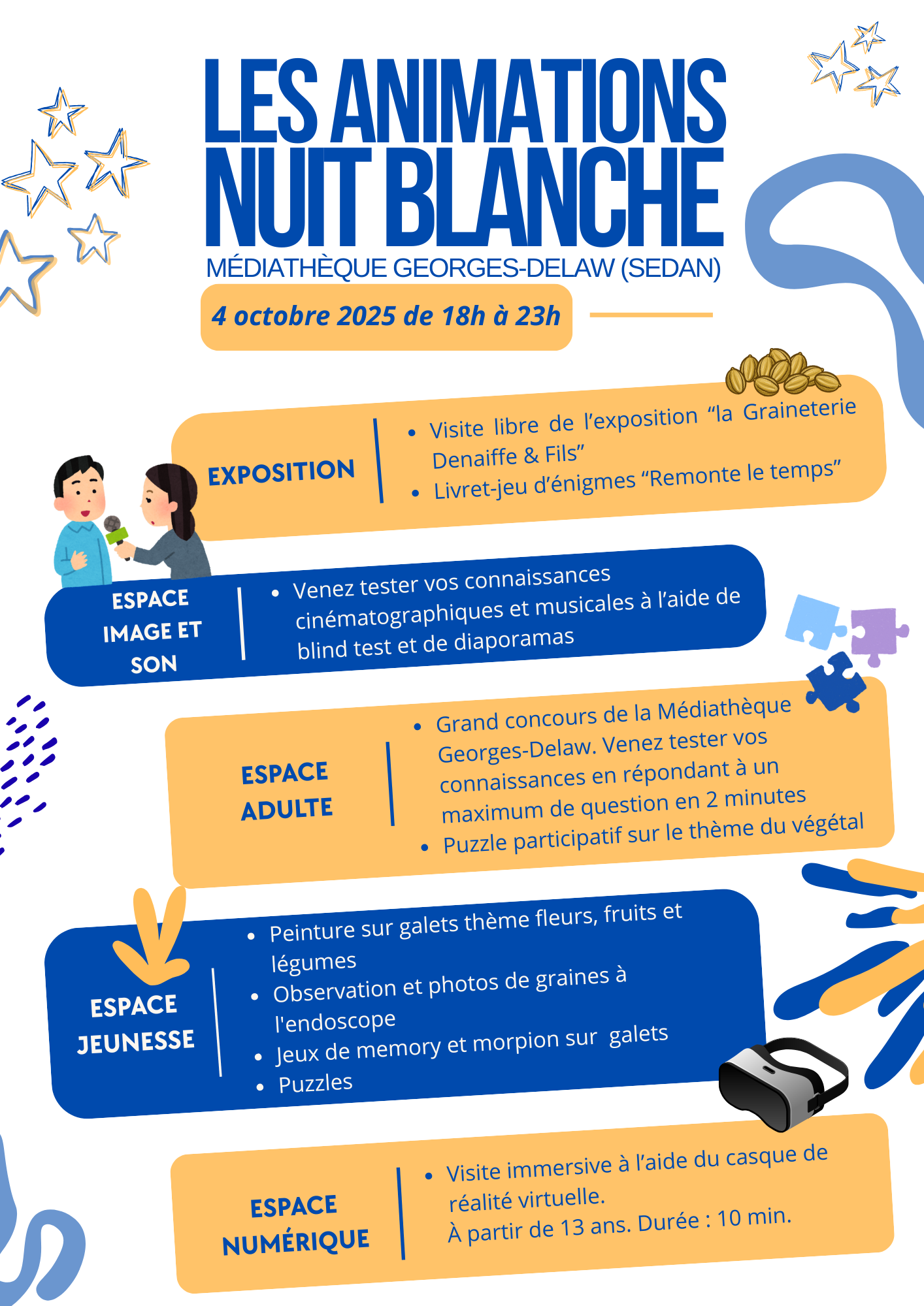 Visite libre de lexposition la Graineterie Denaiffe Fils. Livret jeu dénigmes Remonte le temps1