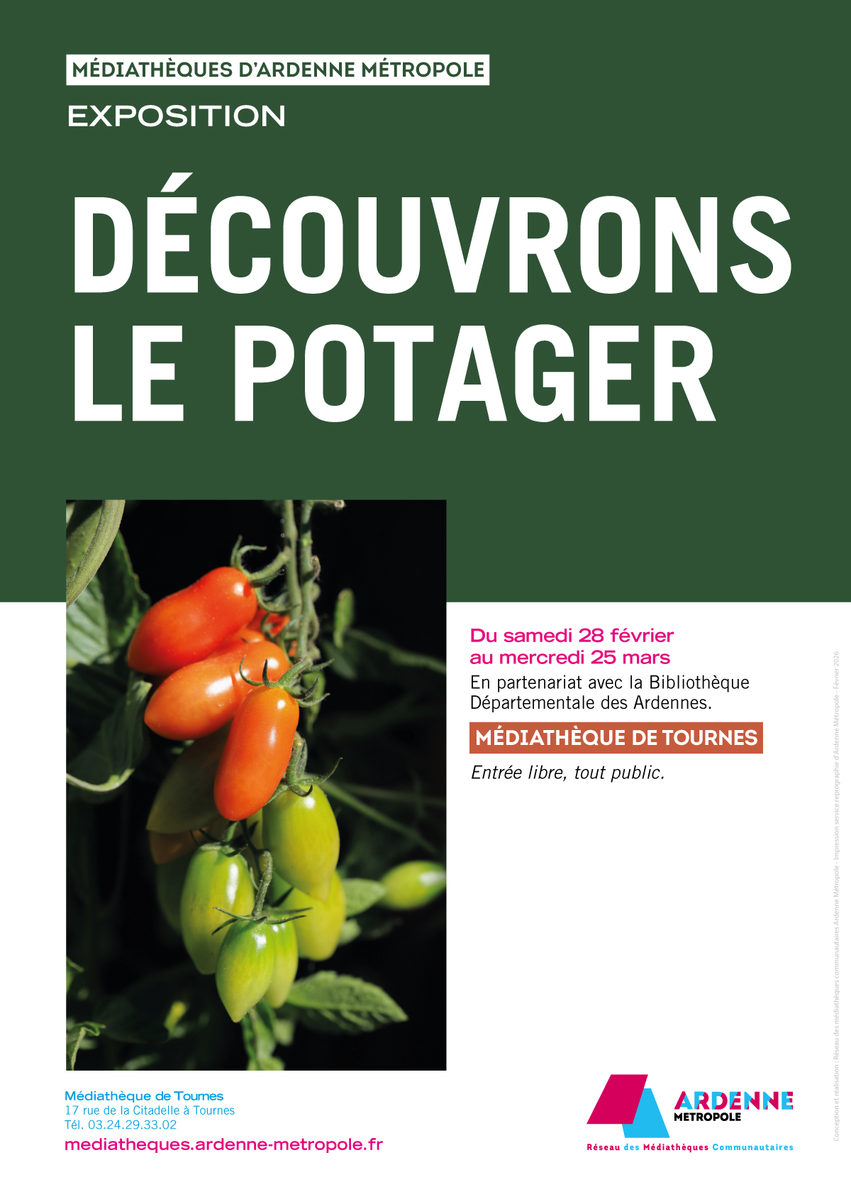 Exposition Decouvrons le potager Tournes